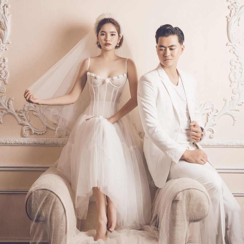 Cách chọn váy cưới cho cô dâu da ngăm
